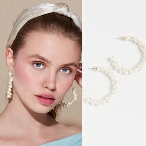 Lele Sadoughi Jelly Bean Hoops